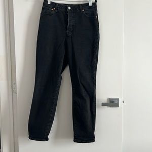 H&M Black Straight Leg Jeans